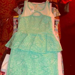 Mint green women’s dress